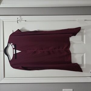 Cato Woman Deep Burgundy Blouse